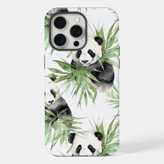Panda Beren iPhone Hoesje (Achterkant)