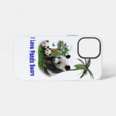 Panda Beren iPhone Hoesje (Achterkant horizontaal)