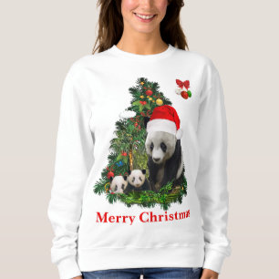 Panda beren Kerstmis Trui