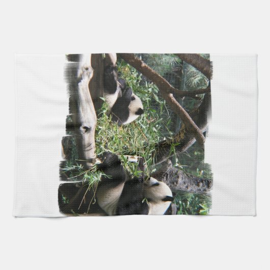 Panda Beren Kitchen Towel Theedoek (Horizontaal)
