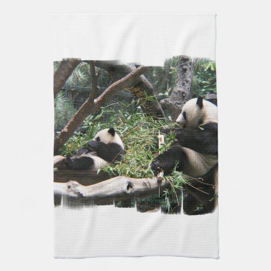 Panda Beren Kitchen Towel Theedoek (Verticaal)