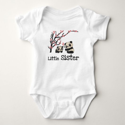 Panda Beren Little Sister Romper (Voorkant)