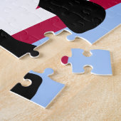 Panda Beren Patriottische Puzzel (Zijkant)