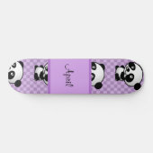 Panda Beren Persoonlijk Skateboard (Horizontaal)