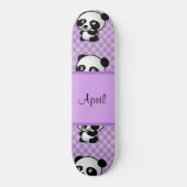Panda Beren Persoonlijk Skateboard (Voorkant)