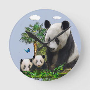 Panda Beren Ronde Klok