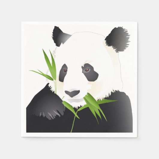 Panda Beren Servet (Voorkant)