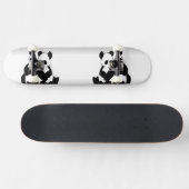 Panda beren skateboard (Horizontaal)
