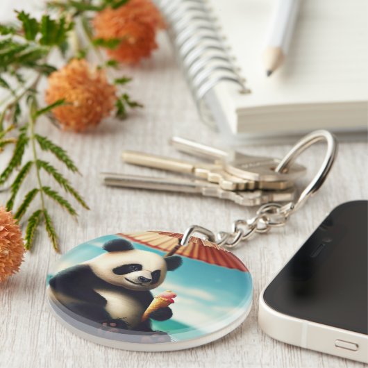 Panda Beren Sleutelhanger (Voorkant Rechts)