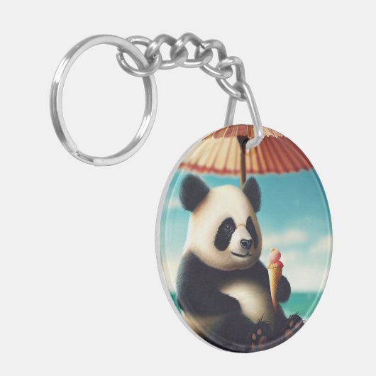 Panda Beren Sleutelhanger (Voorkant Links)