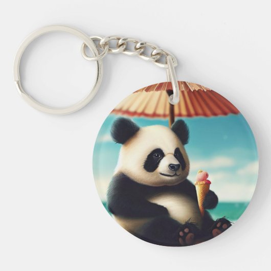Panda Beren Sleutelhanger (Voorkant)
