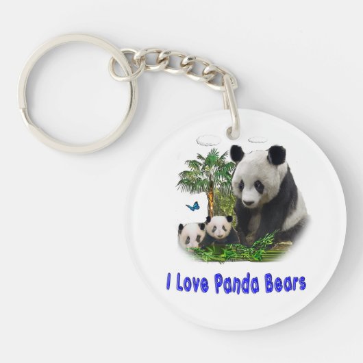 Panda Beren Sleutelhanger (Voorkant)
