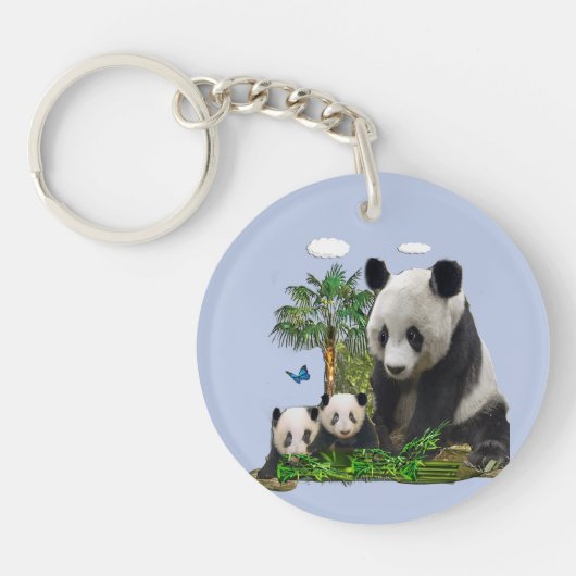 Panda beren sleutelhanger (Voorkant)