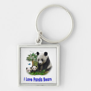 Panda Beren Sleutelhanger