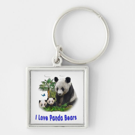 Panda Beren Sleutelhanger (Voorkant)