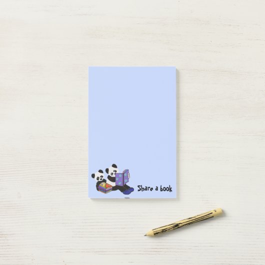 Panda Beren Storytime Post-it® Notes (Op bureau)