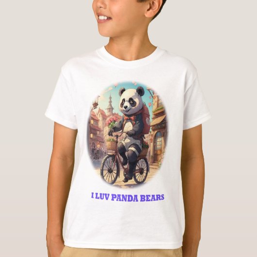 Panda Beren T-shirt (Voorkant)
