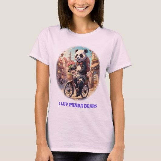 Panda Beren T-shirt (Voorkant)