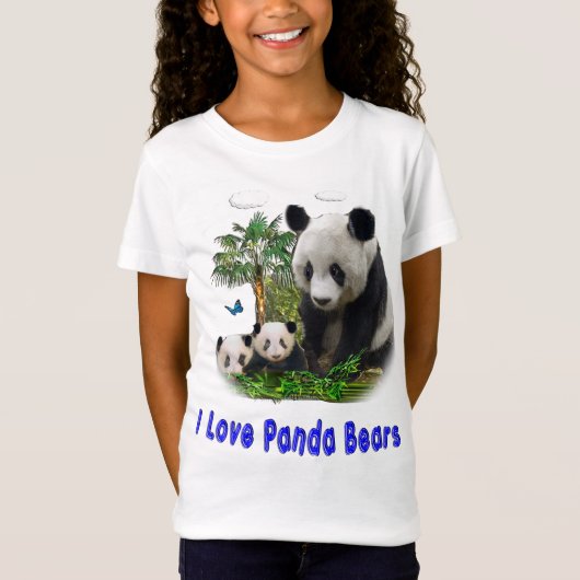 panda beren t-shirt (Voorkant)