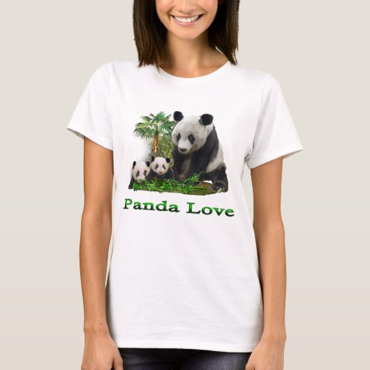 Panda Beren T-shirt (Voorkant)