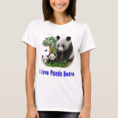 Panda Beren T-shirt (Voorkant)