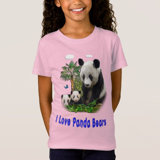 Panda-beren t-shirts (Voorkant)