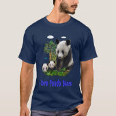Panda-beren t-shirts (Voorkant)