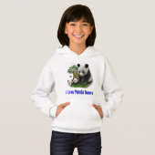 Panda-beren t-shirts (Voorkant volledig)