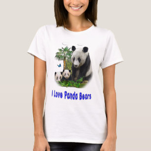 Panda-beren t-shirts