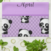 Panda Beren Theedoek (Gevouwen)