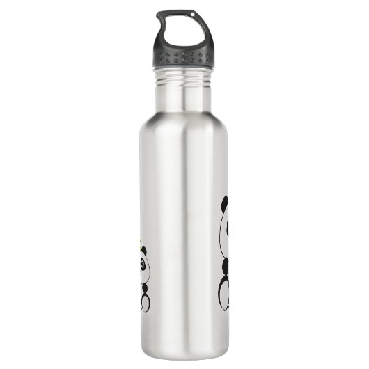 Panda Beren Waterfles (Achterkant)