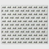 Panda Beren Waterverf Cadeaupapier (Vlak)