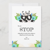 Panda Beren Zwangerschap Aankondiging (Voorkant)