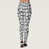 panda beren zwart wit leggings (Achterkant)