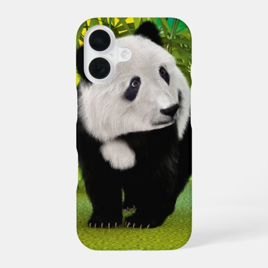 Panda berenjong iPhone 16 hoesje (Achterkant)