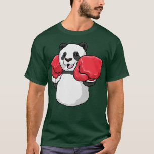 Panda bij Boksen met Bokshandschoenen T-shirt