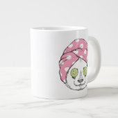 Panda bij de ruimteka grote koffiekop (Voorkant rechts)