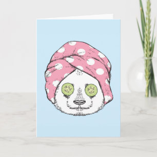 Panda bij de ruimteka kaart