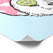 Panda bij de ruimteka poster (Hoek)