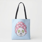 Panda bij de ruimteka tote bag (Voorkant)