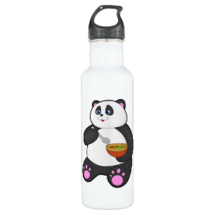 Panda bij Eaten met Spoon & Bowl Waterfles