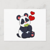 Panda bij het eten van bladeren briefkaart (Voorkant)