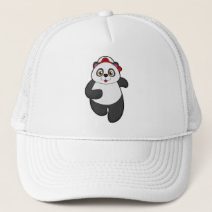 Panda bij het runnen met Pet