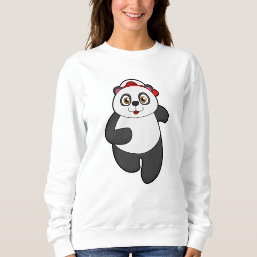 Panda bij het runnen met Pet Trui (Voorkant)