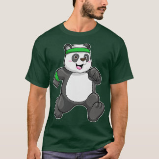 Panda bij Jogging met Head Sweat T-shirt