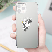 Panda bij vaccinatie met spuit sticker (Telefoon)