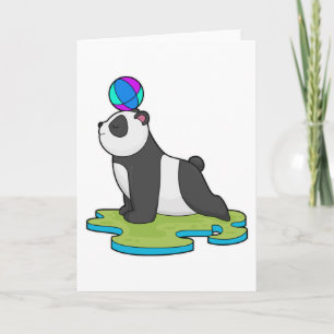 Panda bij Yoga Fitness Kaart