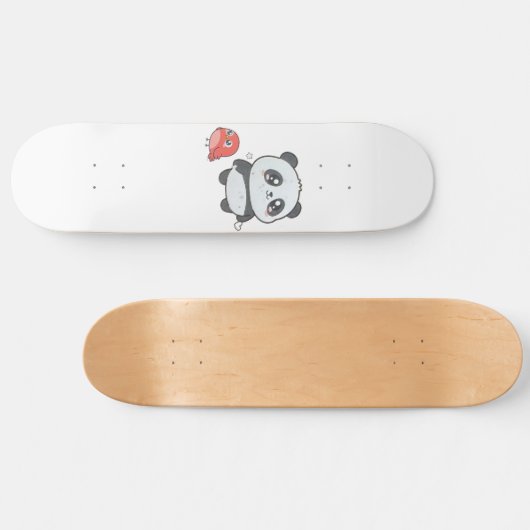 Panda & Bird, endoky.com Persoonlijk Skateboard (Horizontaal)