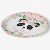 Panda Birthday Baby Party Papieren Bordje (Gekanteld)