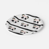 Panda Birthday Baby Party Papieren Bordje (Gekanteld)